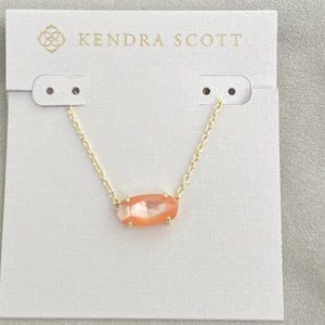 Kendra Scott Peach Mother of Pearl & Gold Ever